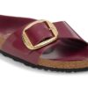 Madrid Big Buckle Cuir naturel verni