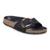 Madrid Big Buckle Cuir Nubuck Noir