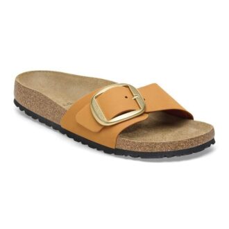 Madrid Big Buckle Cuir nubuck Orange brûlé