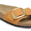 Madrid Big Buckle Cuir nubuck Orange brûlé