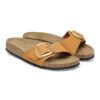 Madrid Big Buckle Cuir nubuck Orange brûlé