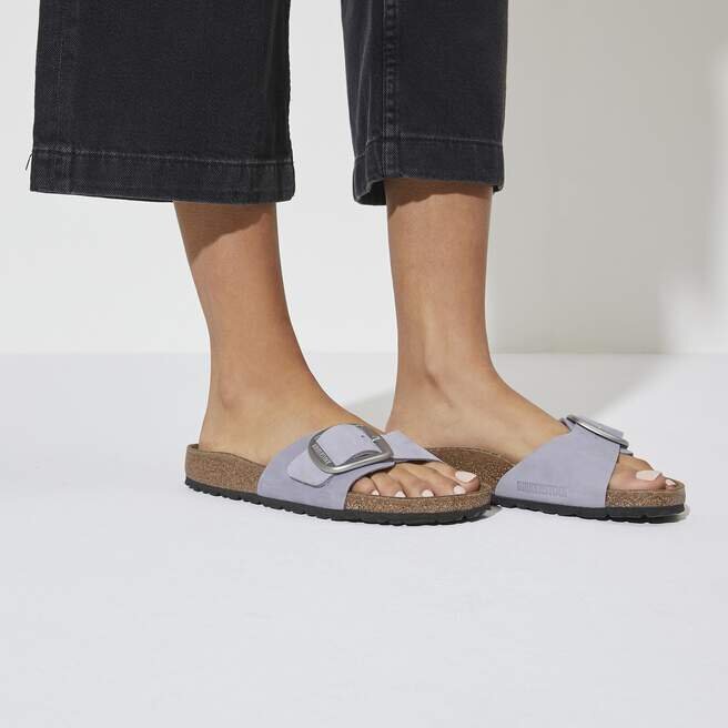 Madrid Big Buckle Cuir nubuck Purple Fog Madrid Big Buckle Cuir nubuck Purple Fog