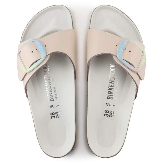 Madrid Big Buckle Cuir Rose Clair Madrid Big Buckle Cuir Rose Clair