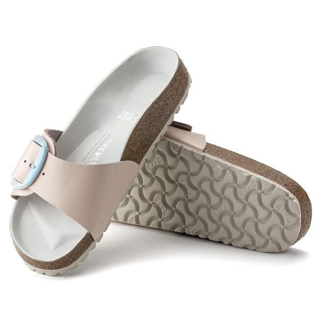 Madrid Big Buckle Cuir Rose Clair Madrid Big Buckle Cuir Rose Clair