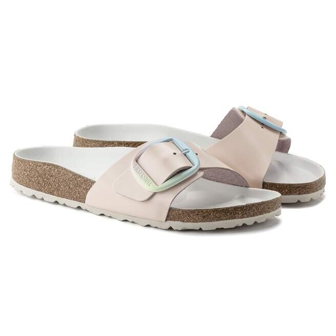 Madrid Big Buckle Cuir Rose Clair Madrid Big Buckle Cuir Rose Clair