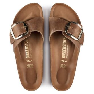Madrid Big Buckle en cuir naturel huilé Madrid Big Buckle en cuir naturel huilé