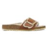 Madrid Big Buckle en cuir naturel huilé