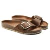 Madrid Big Buckle en cuir naturel huilé