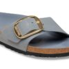 Madrid Big Buckle en cuir naturel huilé
