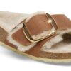Madrid Big Buckle en cuir naturel huilé