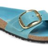 Madrid Big Buckle en cuir naturel huilé