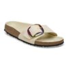 Madrid Big Buckle en cuir nubuck naturel Madrid Big Buckle en cuir nubuck naturel
