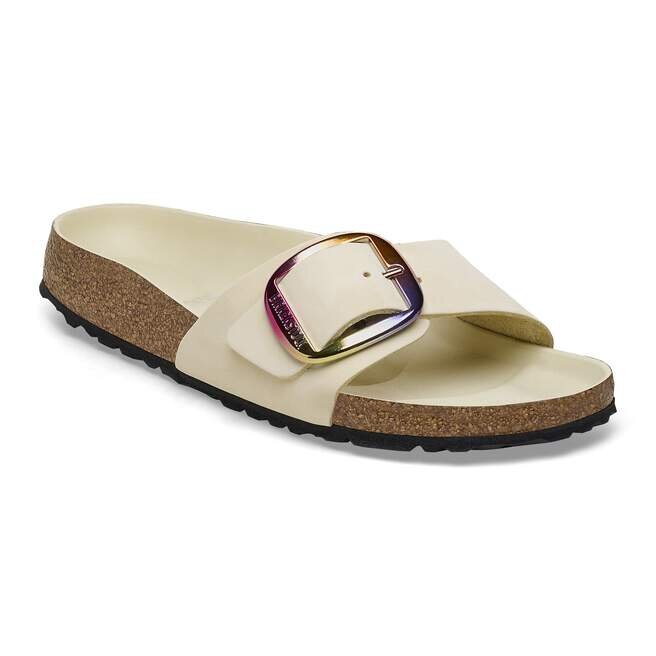 Madrid Big Buckle en cuir nubuck naturel Madrid Big Buckle en cuir nubuck naturel