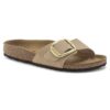 Madrid Big Buckle en cuir nubuck naturel Madrid Big Buckle en cuir nubuck naturel