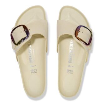 Madrid Big Buckle en cuir nubuck naturel Madrid Big Buckle en cuir nubuck naturel