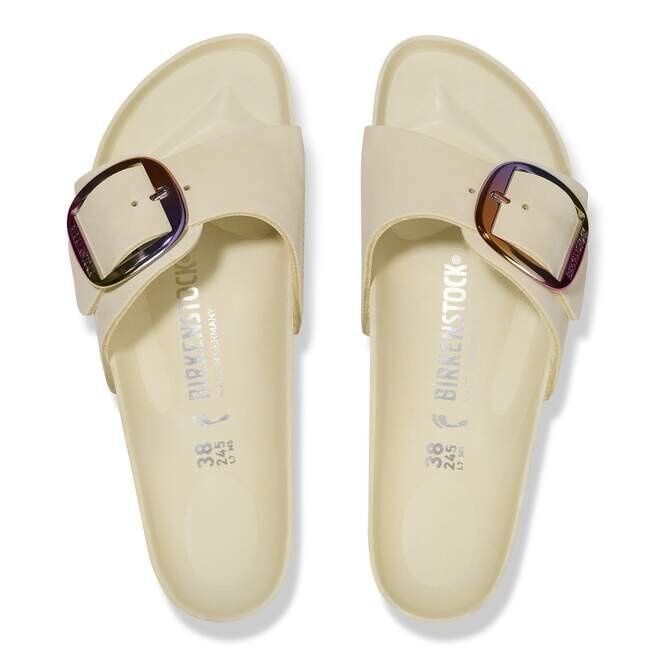 Madrid Big Buckle en cuir nubuck naturel Madrid Big Buckle en cuir nubuck naturel