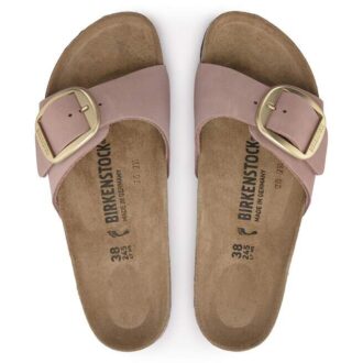 Madrid Big Buckle en cuir nubuck naturel Madrid Big Buckle en cuir nubuck naturel