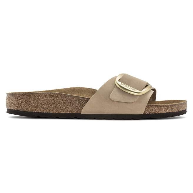 Madrid Big Buckle en cuir nubuck naturel Madrid Big Buckle en cuir nubuck naturel