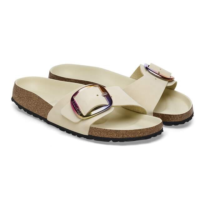 Madrid Big Buckle en cuir nubuck naturel Madrid Big Buckle en cuir nubuck naturel