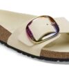 Madrid Big Buckle en cuir nubuck naturel Madrid Big Buckle en cuir nubuck naturel
