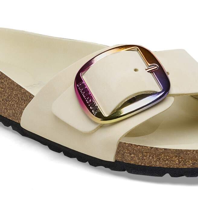 Madrid Big Buckle en cuir nubuck naturel Madrid Big Buckle en cuir nubuck naturel
