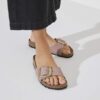 Madrid Big Buckle en cuir nubuck naturel