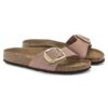 Madrid Big Buckle en cuir nubuck naturel