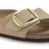 Madrid Big Buckle en cuir nubuck naturel Madrid Big Buckle en cuir nubuck naturel