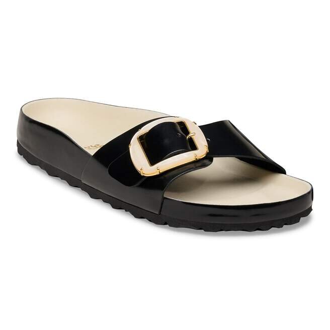 Madrid Big Buckle Pearl Cuir naturel verni Madrid Big Buckle Pearl Cuir naturel verni