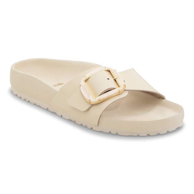 Madrid Big Buckle Pearl Cuir naturel verni Madrid Big Buckle Pearl Cuir naturel verni