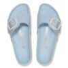 Madrid Big Buckle Pearl Cuir naturel verni