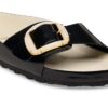 Madrid Big Buckle Pearl Cuir naturel verni Madrid Big Buckle Pearl Cuir naturel verni