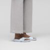 Madrid Big Buckle Pearl Cuir naturel verni