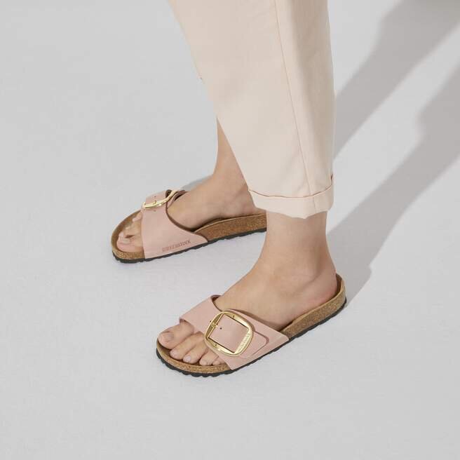 Madrid en cuir nubuck avec Big Buckle Madrid en cuir nubuck avec Big Buckle