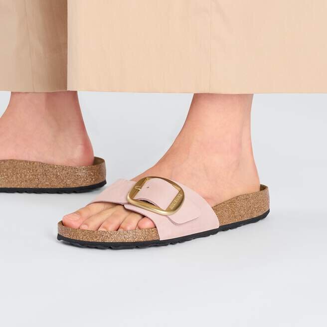 Madrid en cuir nubuck avec Big Buckle Madrid en cuir nubuck avec Big Buckle