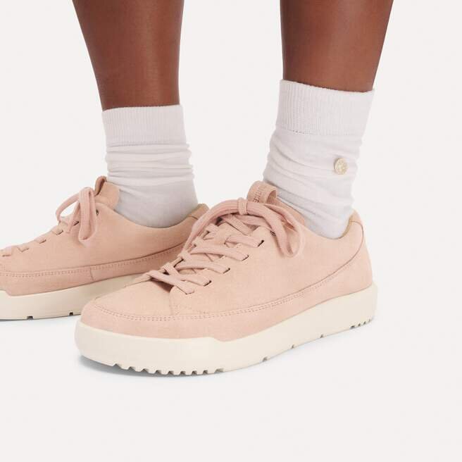 Melbourne en cuir suédé rose clair Melbourne en cuir suédé rose clair