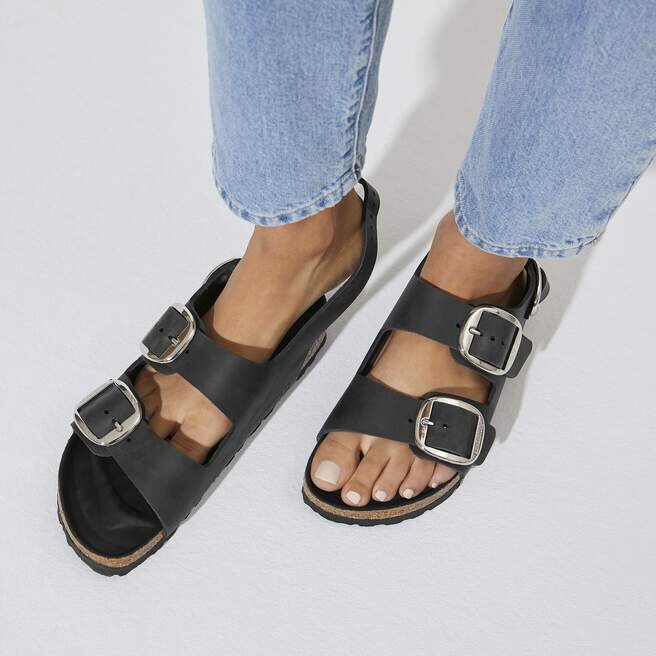 Milano Big Buckle en cuir naturel huilé Milano Big Buckle en cuir naturel huilé
