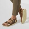 Milano Big Buckle en cuir naturel huilé