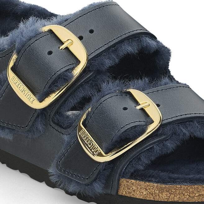 Milano à Big Buckle en cuir naturel huilé et peau de mouton Milano à Big Buckle en cuir naturel huilé et peau de mouton