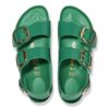 Milano Big Buckle en cuir naturel verni