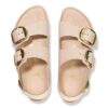 Milano Big Buckle en cuir naturel verni