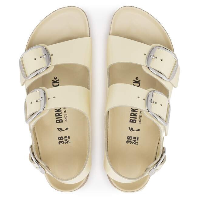 Milano Big Buckle en cuir naturel verni Milano Big Buckle en cuir naturel verni