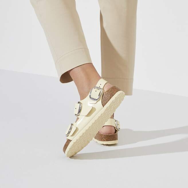 Milano Big Buckle en cuir naturel verni Milano Big Buckle en cuir naturel verni