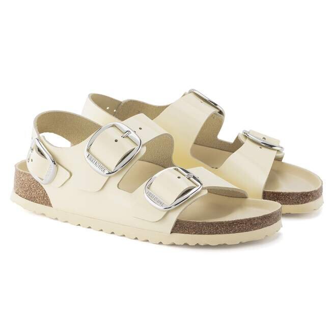 Milano Big Buckle en cuir naturel verni Milano Big Buckle en cuir naturel verni