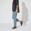 Milano Big Buckle en cuir naturel verni
