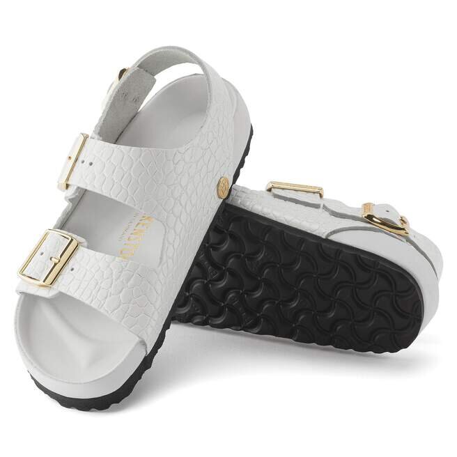 Milano Cuir gaufré Emboss White Milano Cuir gaufré Emboss White