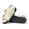 Milano Shearling Cuir naturel-moutonnet Écru brillant Milano Shearling Cuir naturel-moutonnet Écru brillant