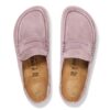 Naples en cuir suédé enveloppé, violet délavé