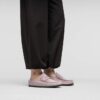 Naples en cuir suédé enveloppé, violet délavé