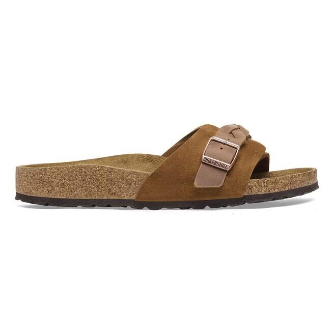 Oita Cuir suédé tressé Mink Oita Cuir suédé tressé Mink